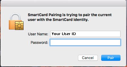 apple smart card pairing|piv card reader for mac.